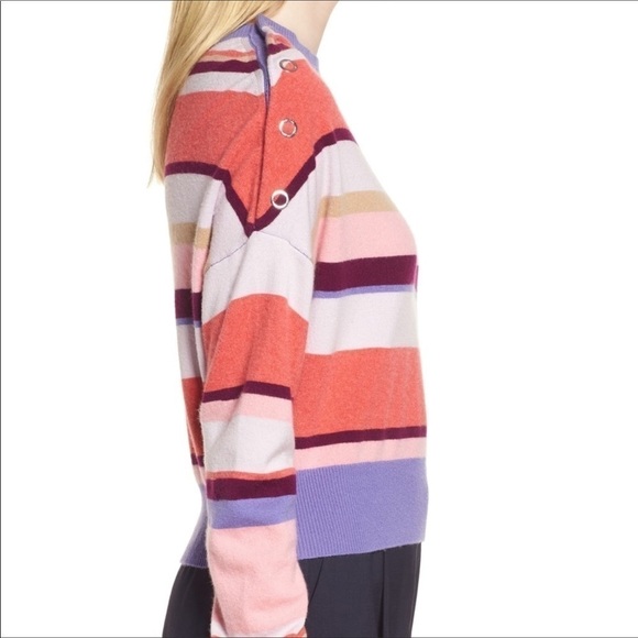 LEWIT Sanna Pink Paradise Cashmere Blend Sweater - Picture 6 of 9